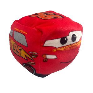 Cubd Disney Pixar Cars Lightning McQueen Plush Stuffed Red Rust Eez #95 4"
